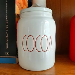 Rae Dunn baby COCOA canister HTF